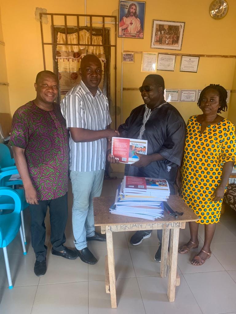 GBU donates Braille books